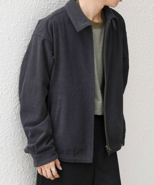 SHIPS / シップス ブルゾン | 〈手洗い可能〉SOLOTEX(R) コーデュロイ スピンドル ジップアップ ブルゾン(セットアップ対応)◆ | 詳細4