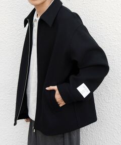 SHIPS / シップス ブルゾン | PURE WOOL MELTON リラックス ジップアップ ブルゾン◆