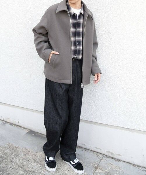 SHIPS / シップス ブルゾン | PURE WOOL MELTON リラックス ジップアップ ブルゾン◆ | 詳細2