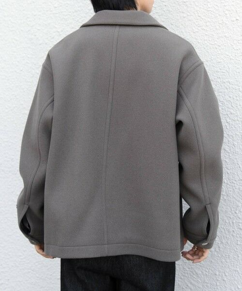 SHIPS / シップス ブルゾン | PURE WOOL MELTON リラックス ジップアップ ブルゾン◆ | 詳細4