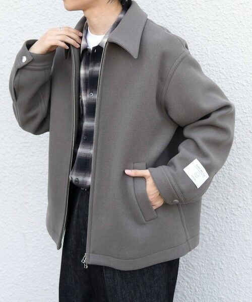 SHIPS / シップス ブルゾン | PURE WOOL MELTON リラックス ジップアップ ブルゾン◆ | 詳細5
