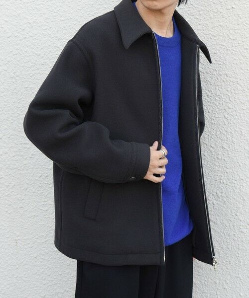 SHIPS / シップス ブルゾン | PURE WOOL MELTON リラックス ジップアップ ブルゾン◆ | 詳細22