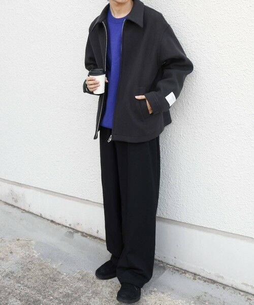 SHIPS / シップス ブルゾン | PURE WOOL MELTON リラックス ジップアップ ブルゾン◆ | 詳細18