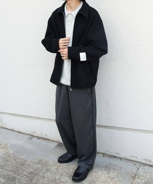 SHIPS / シップス ブルゾン | PURE WOOL MELTON リラックス ジップアップ ブルゾン◆ | 詳細25
