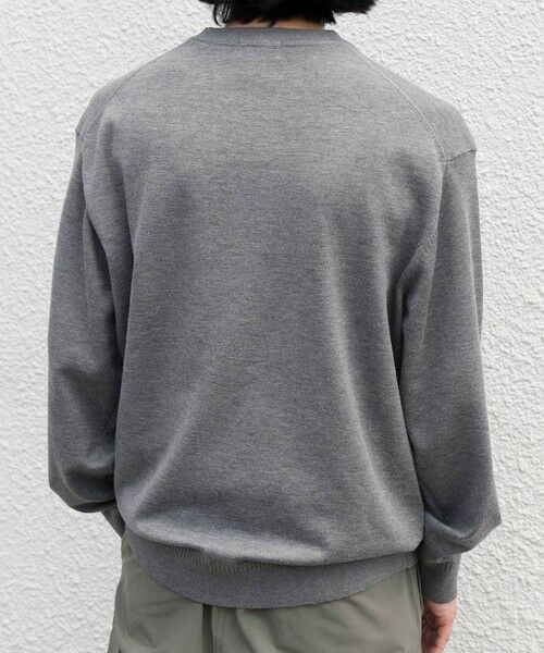 SHIPS / シップス ニット・セーター | SHIPS any:〈手洗い可能〉ウール混 アンチピリング デザインリブ クルーネック ニット◆ | 詳細5