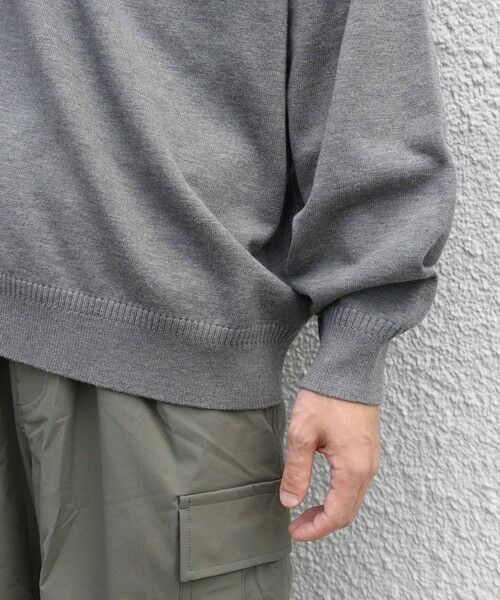 SHIPS / シップス ニット・セーター | SHIPS any:〈手洗い可能〉ウール混 アンチピリング デザインリブ クルーネック ニット◆ | 詳細6