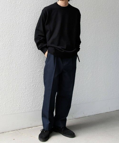 SHIPS / シップス ニット・セーター | SHIPS any:〈手洗い可能〉ウール混 アンチピリング デザインリブ クルーネック ニット◆ | 詳細9