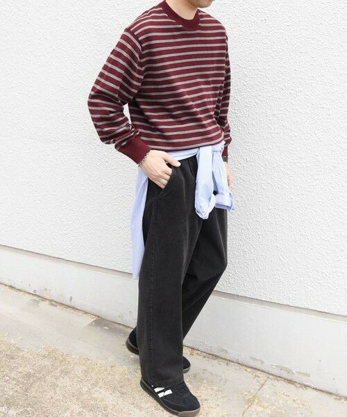 SHIPS / シップス ニット・セーター | SHIPS any:〈手洗い可能〉ウール混 アンチピリング デザインリブ クルーネック ニット◆ | 詳細17
