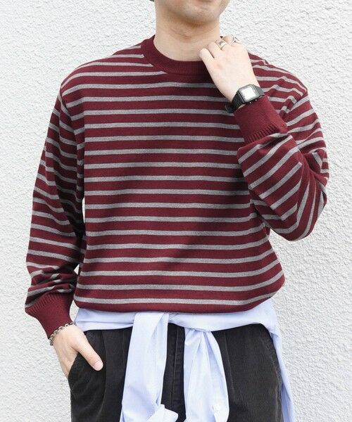SHIPS / シップス ニット・セーター | SHIPS any:〈手洗い可能〉ウール混 アンチピリング デザインリブ クルーネック ニット◆ | 詳細18