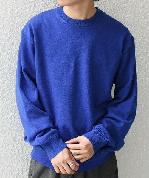 SHIPS / シップス ニット・セーター | SHIPS any:〈手洗い可能〉ウール混 アンチピリング デザインリブ クルーネック ニット◆ | 詳細25