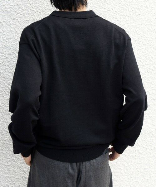 SHIPS / シップス ニット・セーター | SHIPS any:〈手洗い可能〉ウール混 アンチピリング デザインリブ リラックス ニット ポロ◆ | 詳細12