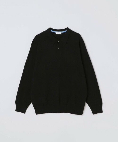 SHIPS / シップス ニット・セーター | SHIPS any:〈手洗い可能〉ウール混 アンチピリング デザインリブ リラックス ニット ポロ◆ | 詳細14