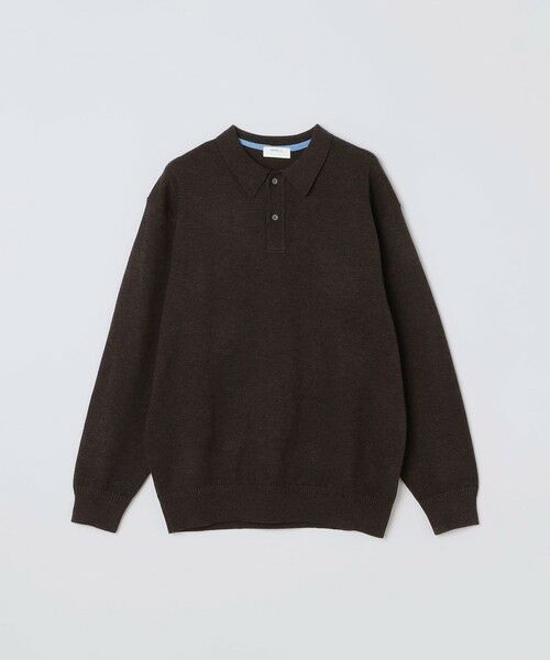 SHIPS / シップス ニット・セーター | SHIPS any:〈手洗い可能〉ウール混 アンチピリング デザインリブ リラックス ニット ポロ◆ | 詳細21