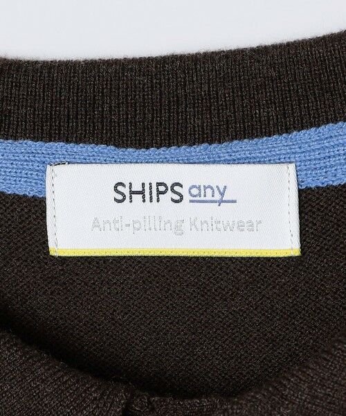 SHIPS / シップス ニット・セーター | SHIPS any:〈手洗い可能〉ウール混 アンチピリング デザインリブ リラックス ニット ポロ◆ | 詳細25