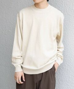 SHIPS / シップス ニット・セーター | SHIPS any:〈手洗い可能〉ウール混 アンチピリング デザインリブ モックネック ニット◆