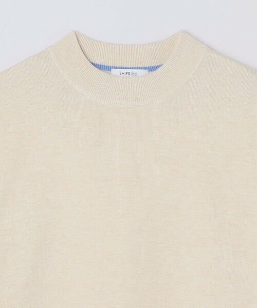 SHIPS / シップス ニット・セーター | SHIPS any:〈手洗い可能〉ウール混 アンチピリング デザインリブ モックネック ニット◆ | 詳細8