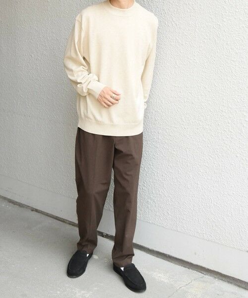 SHIPS / シップス ニット・セーター | SHIPS any:〈手洗い可能〉ウール混 アンチピリング デザインリブ モックネック ニット◆ | 詳細2