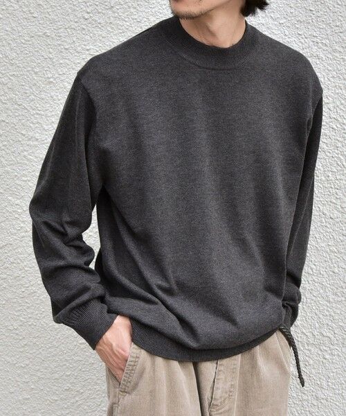 SHIPS / シップス ニット・セーター | SHIPS any:〈手洗い可能〉ウール混 アンチピリング デザインリブ モックネック ニット◆ | 詳細17