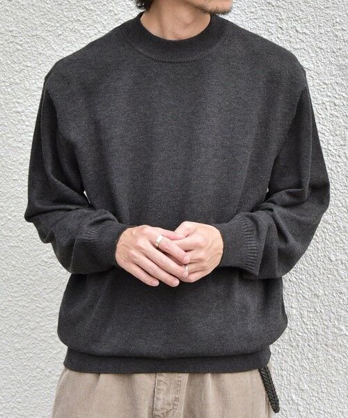 SHIPS / シップス ニット・セーター | SHIPS any:〈手洗い可能〉ウール混 アンチピリング デザインリブ モックネック ニット◆ | 詳細14