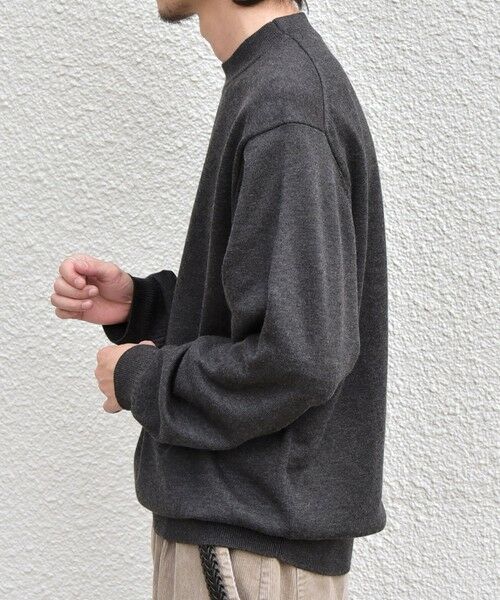 SHIPS / シップス ニット・セーター | SHIPS any:〈手洗い可能〉ウール混 アンチピリング デザインリブ モックネック ニット◆ | 詳細15