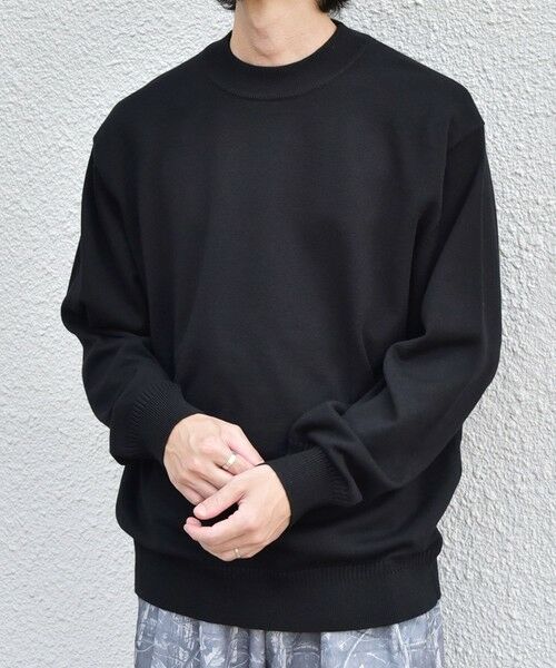 SHIPS / シップス ニット・セーター | SHIPS any:〈手洗い可能〉ウール混 アンチピリング デザインリブ モックネック ニット◆ | 詳細22