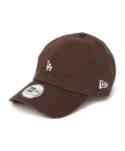 SHIPS / シップス キャップ | NEW ERA: MLB ミニ ロゴ キャップ（ブラウン）