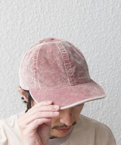 SHIPS / シップス キャップ | SHIPS any:〈手洗い可能〉フェード コーデュロイ ワンポイント ピスネーム キャップ◆