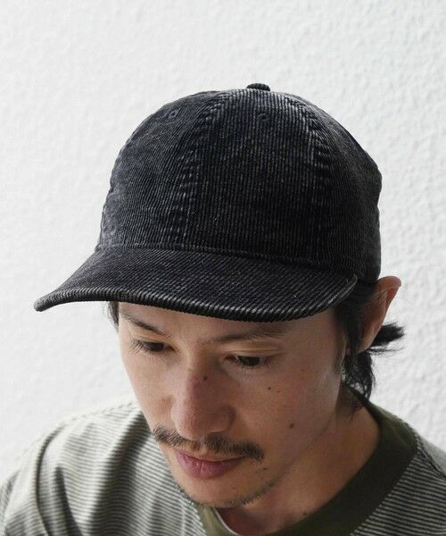 SHIPS / シップス キャップ | SHIPS any:〈手洗い可能〉フェード コーデュロイ ワンポイント ピスネーム キャップ◆ | 詳細1