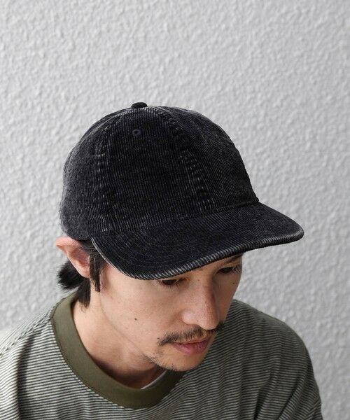 SHIPS / シップス キャップ | SHIPS any:〈手洗い可能〉フェード コーデュロイ ワンポイント ピスネーム キャップ◆ | 詳細2