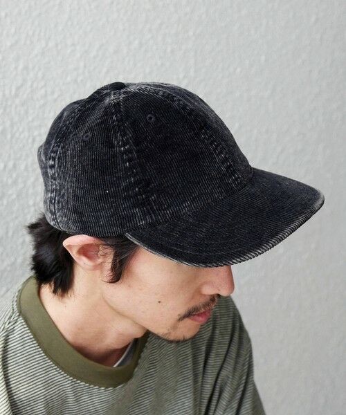 SHIPS / シップス キャップ | SHIPS any:〈手洗い可能〉フェード コーデュロイ ワンポイント ピスネーム キャップ◆ | 詳細3