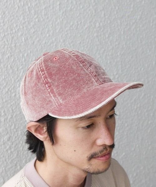 SHIPS / シップス キャップ | SHIPS any:〈手洗い可能〉フェード コーデュロイ ワンポイント ピスネーム キャップ◆ | 詳細13