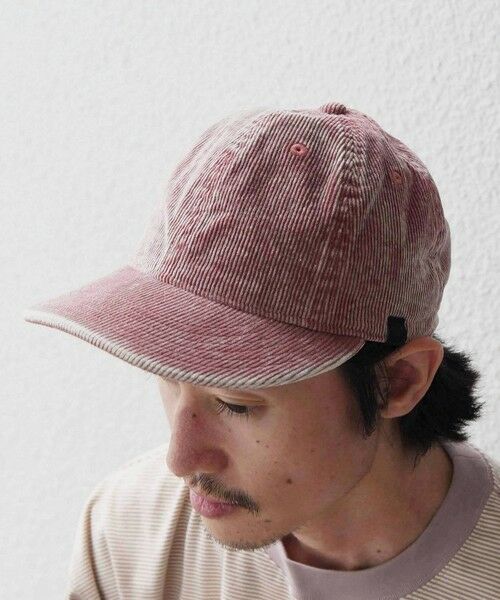 SHIPS / シップス キャップ | SHIPS any:〈手洗い可能〉フェード コーデュロイ ワンポイント ピスネーム キャップ◆ | 詳細15