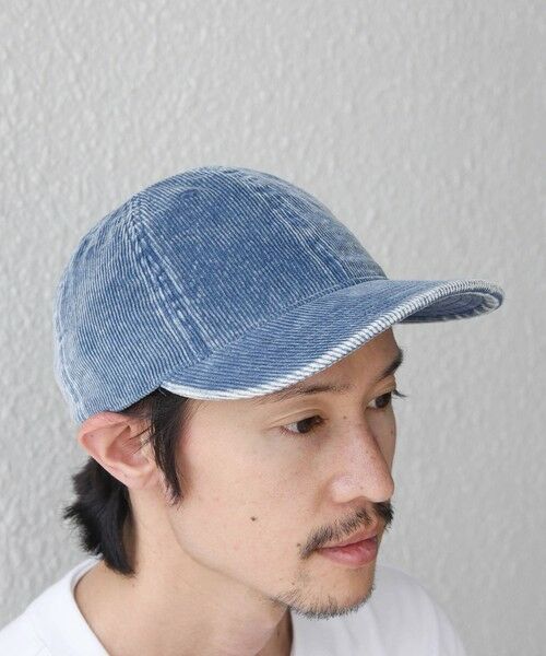 SHIPS / シップス キャップ | SHIPS any:〈手洗い可能〉フェード コーデュロイ ワンポイント ピスネーム キャップ◆ | 詳細18