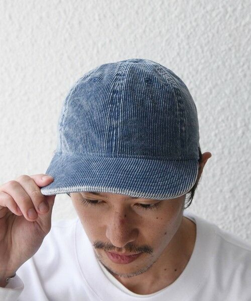 SHIPS / シップス キャップ | SHIPS any:〈手洗い可能〉フェード コーデュロイ ワンポイント ピスネーム キャップ◆ | 詳細17