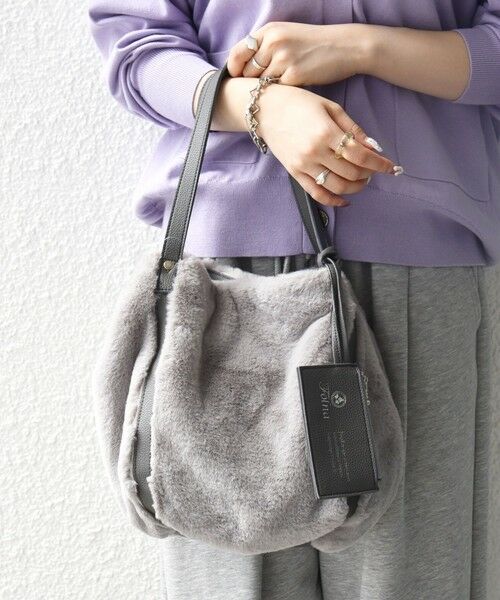 SHIPS / シップス トートバッグ | 《予約》【SHIPS any別注】Folna: 2WAY フェイクファー バッグ 26AW | 詳細1