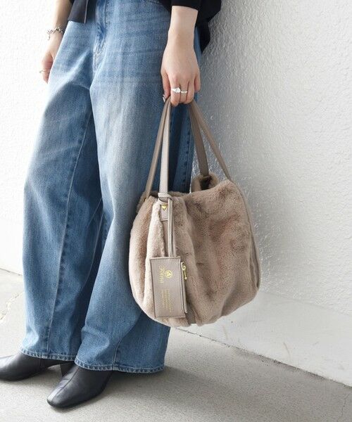 SHIPS / シップス トートバッグ | 《予約》【SHIPS any別注】Folna: 2WAY フェイクファー バッグ 26AW | 詳細15