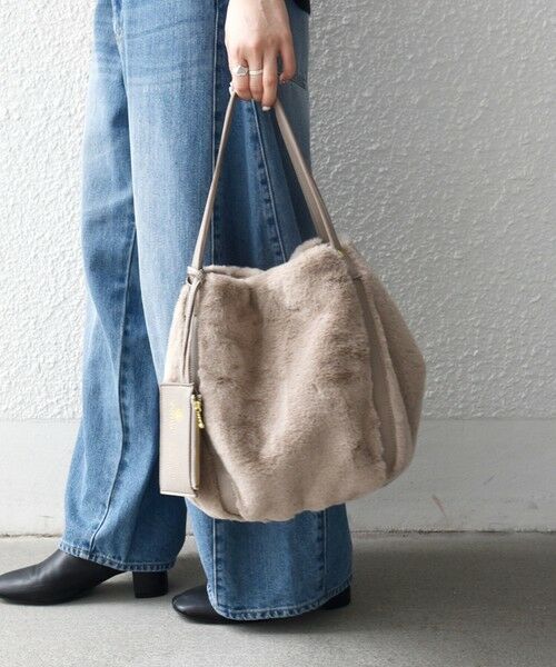 SHIPS / シップス トートバッグ | 《予約》【SHIPS any別注】Folna: 2WAY フェイクファー バッグ 26AW | 詳細16