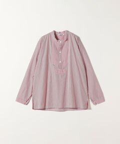 SHIPS / シップス シャツ・ブラウス | modAS:〈洗濯機可能〉ストライプ バンドカラー プルオーバー シャツ