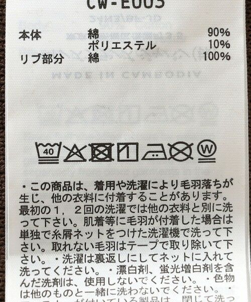 SHIPS / シップス スウェット | Champion:〈洗濯機可能〉リバースウィーブ(R) 裏起毛 V ガゼット スウェット | 詳細7