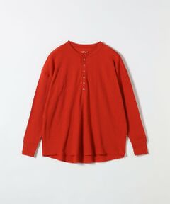 SHIPS / シップス Tシャツ | Hanes:〈洗濯機可能〉BEEFY-T ワッフル ヘンリーネック ロングスリーブ TEE