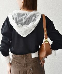 SHIPS / シップス カットソー | 《予約》SHIPS any:〈洗濯機可能〉ワッフル レース フーディー プルオーバー