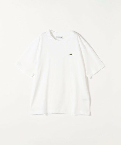 SHIPS / シップス Tシャツ | LACOSTE:〈洗濯機可能〉ベーシック クルーネック TEE（ホワイト）
