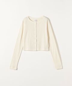 SHIPS / シップス カーディガン・ボレロ | Healthknit:〈洗濯機可能〉アイレット コンパクト カーディガン
