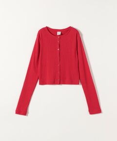 SHIPS / シップス カーディガン・ボレロ | Healthknit:〈洗濯機可能〉アイレット コンパクト カーディガン