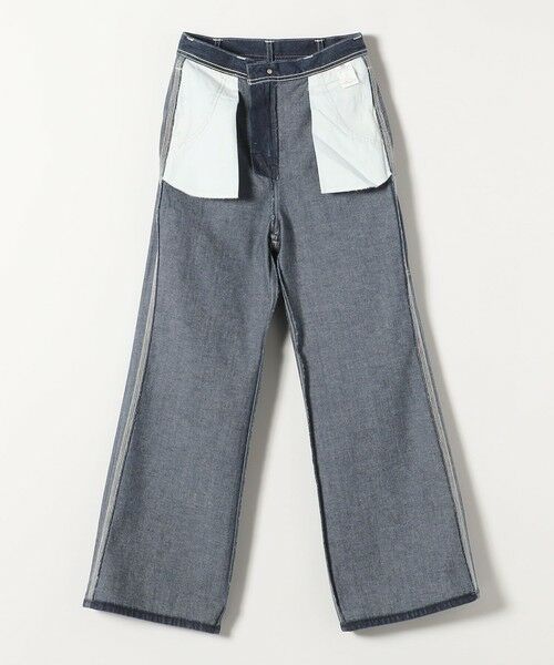 SHIPS / シップス デニムパンツ | Lee:〈洗濯機可能〉ルーズ フレア ペインター デニム パンツ | 詳細3