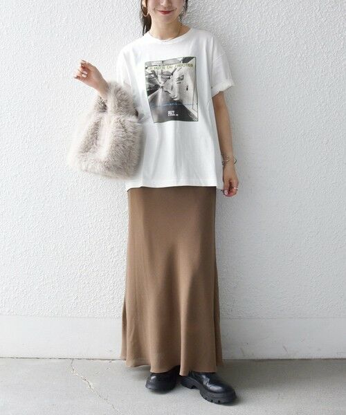 SHIPS / シップス ロング・マキシ丈スカート | 《予約》SHIPS any:〈洗濯機可能〉メッシュ ナロー スカート 26AW | 詳細14