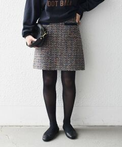 SHIPS / シップス ミニ・ひざ丈スカート | 《予約》SHIPS any: ツイード ミニ スカート