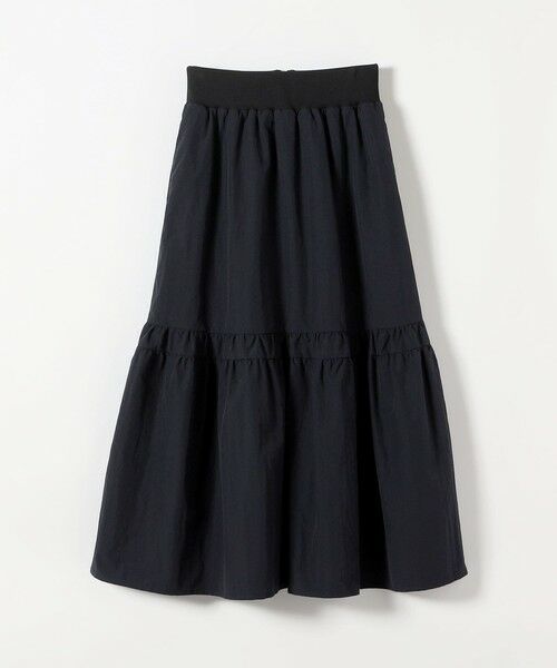 SHIPS / シップス ロング・マキシ丈スカート | 《予約》SHIPS any:〈洗濯機可能〉ウエスト リブ ギャザー スカート［NAVY BLUE］ | 詳細23
