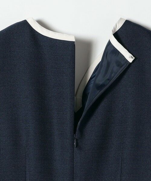 SHIPS / シップス ロング・マキシ丈ワンピース | 《予約》SHIPS any:〈洗濯機可能〉カーブネック ノースリーブ ワンピース［NAVY BLUE］ | 詳細22