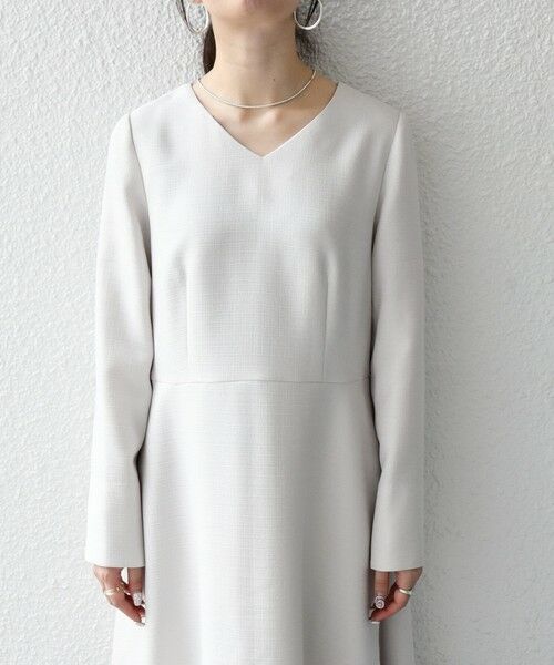 SHIPS / シップス ロング・マキシ丈ワンピース | 《予約》SHIPS any:〈洗濯機可能〉レースカラー ロング スリーブ ワンピース［NAVY BLUE］ | 詳細15